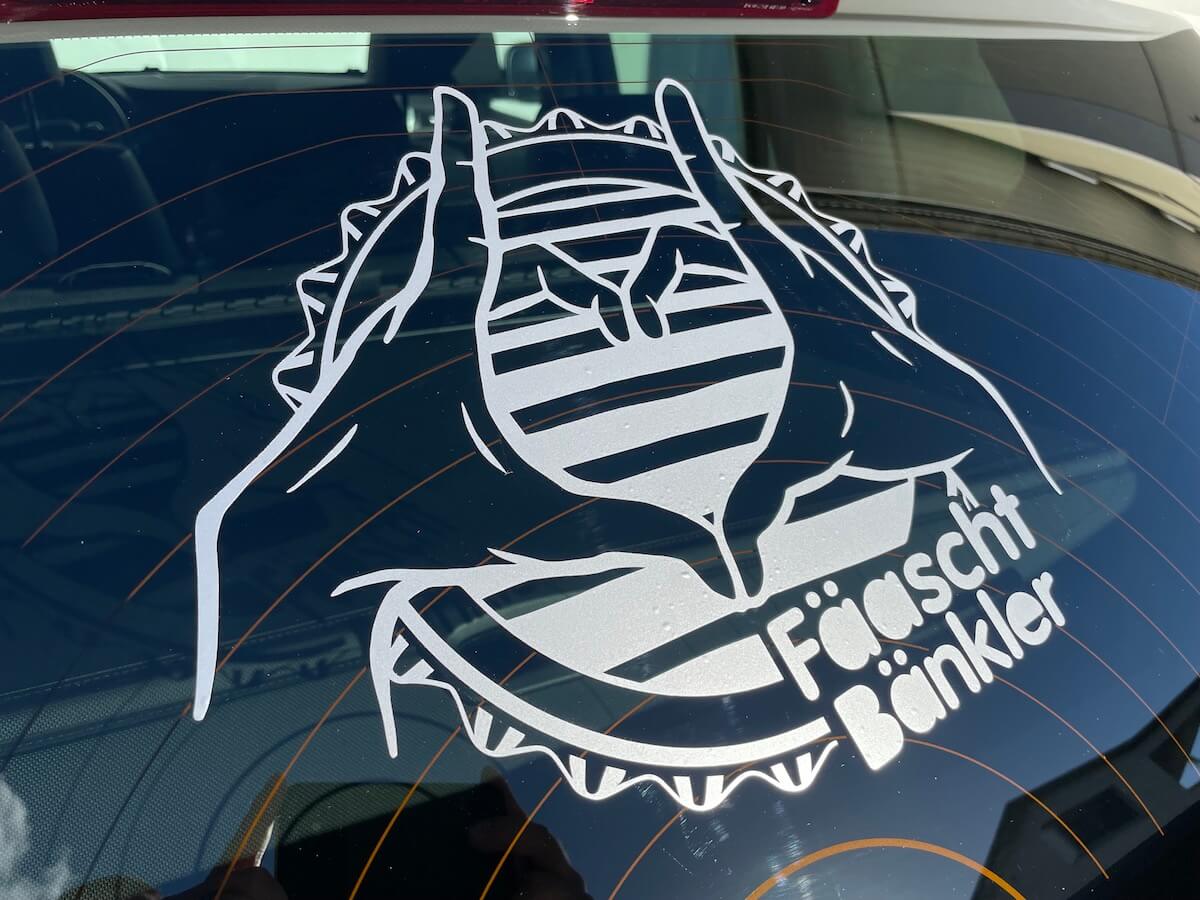 Heckscheiben-Aufkleber
