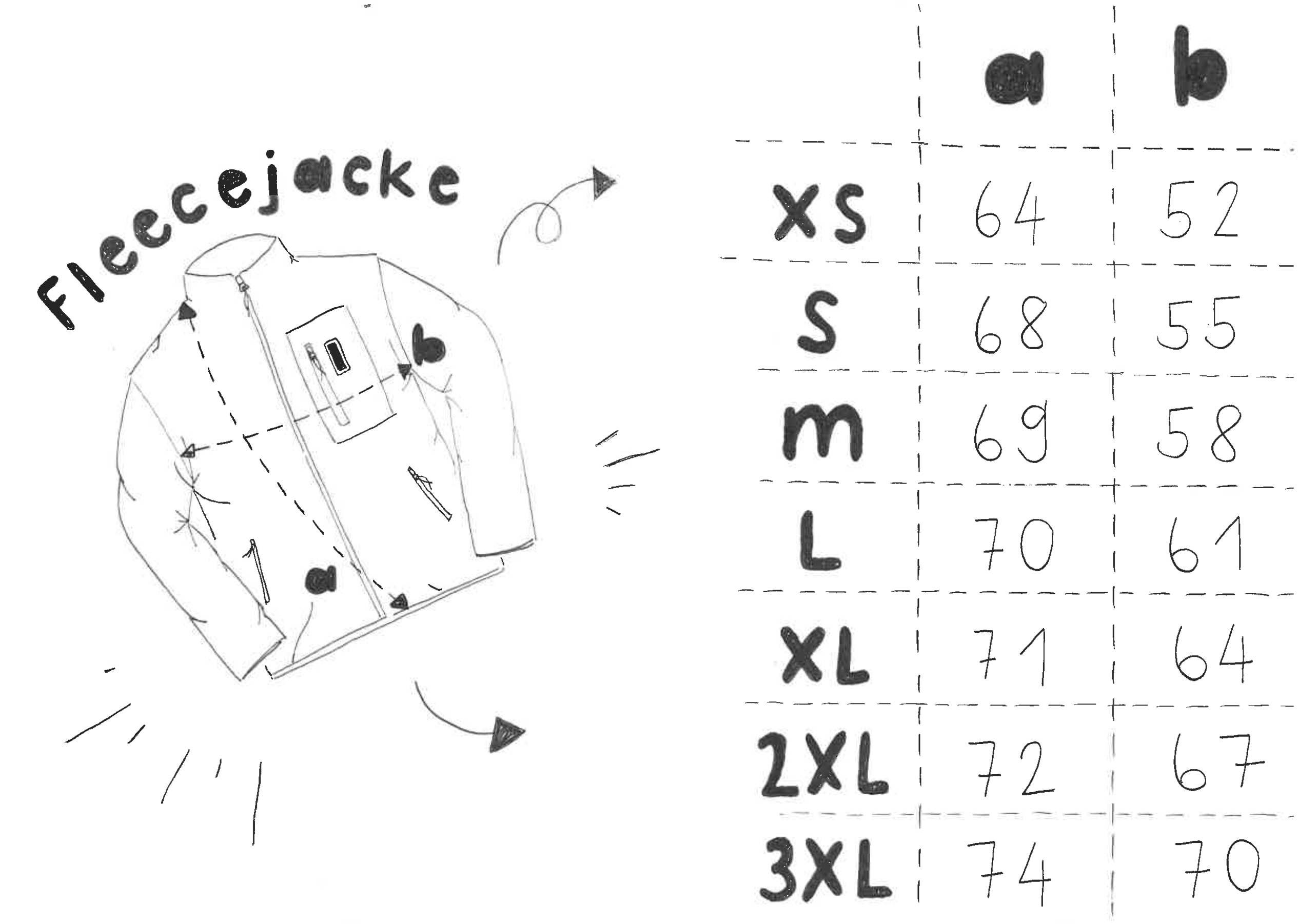 Fleece Jacke